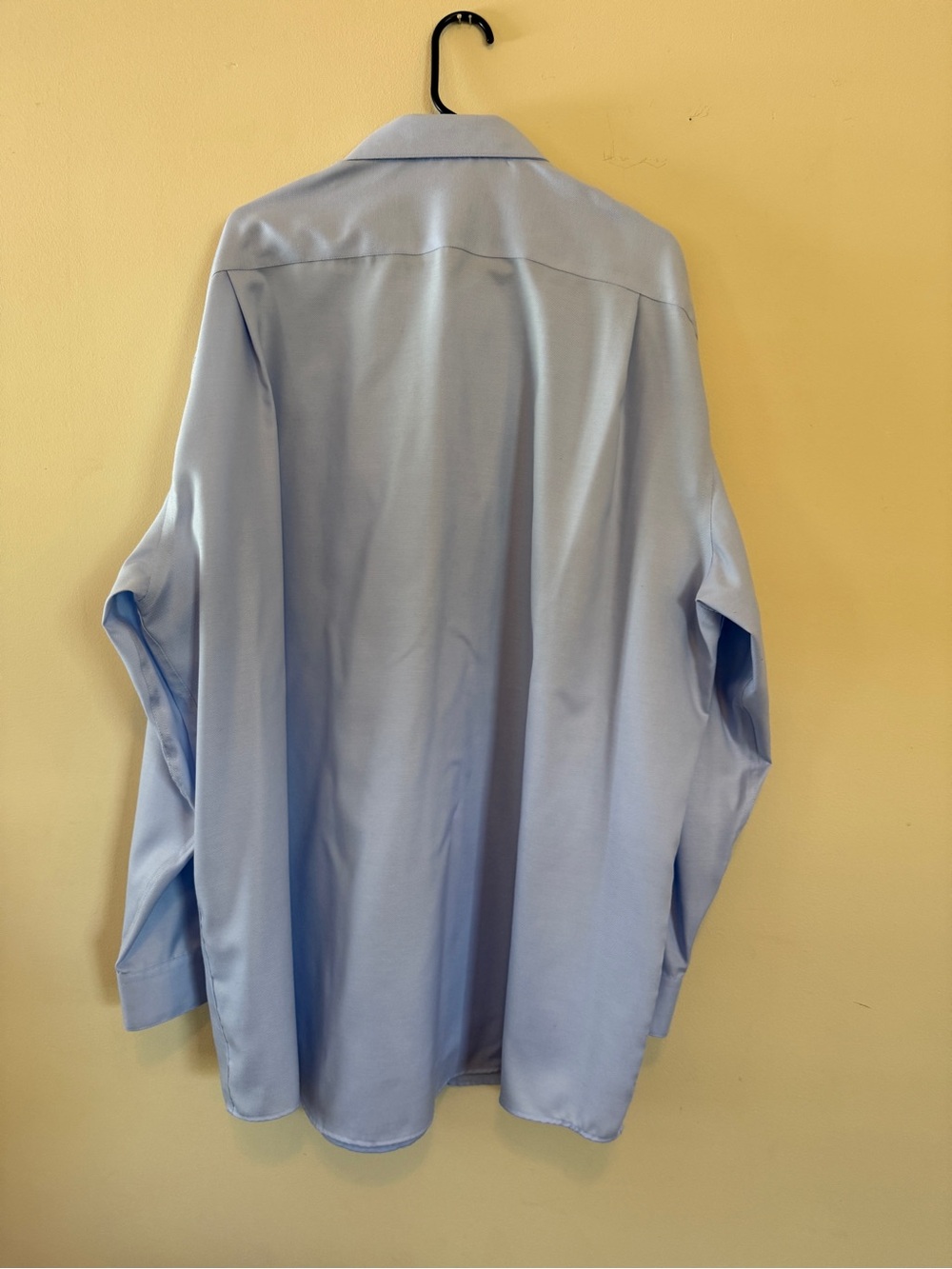 Pronto Uomo Non-Iron Classic Fit Dress Shirt – 19 / 36-37 Tall – Light Blue - Picture 4 of 10